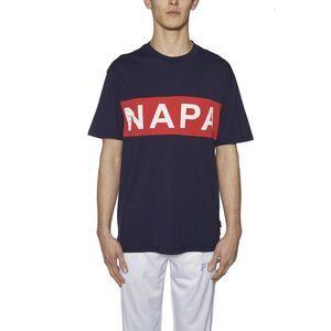 NAPAPIJRI Men's Graphic T-Shirt Men BLUE T-Shirts
